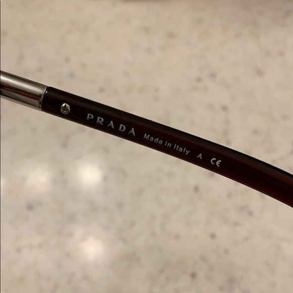 PRADA 100% Authentic Red Frame / Black, Grey Lense - Picture 6 of 11
